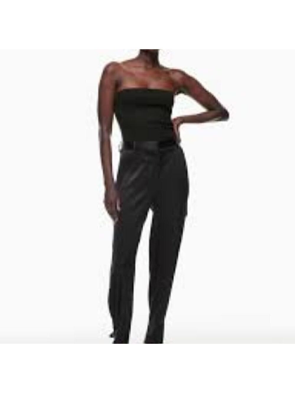 NWT Aritzia Babaton Refined Satin Cargo Pant High-waisted, satin cargo pants S 6